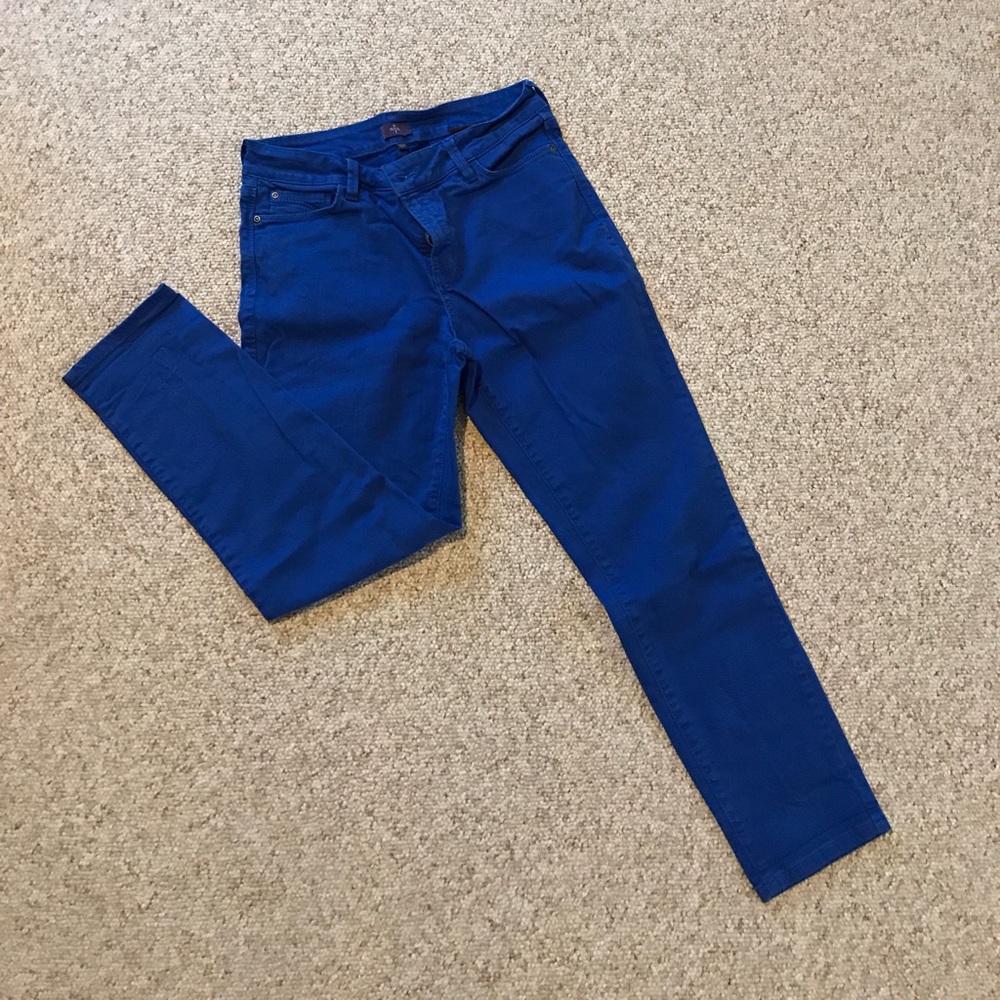 Royal blue jeans